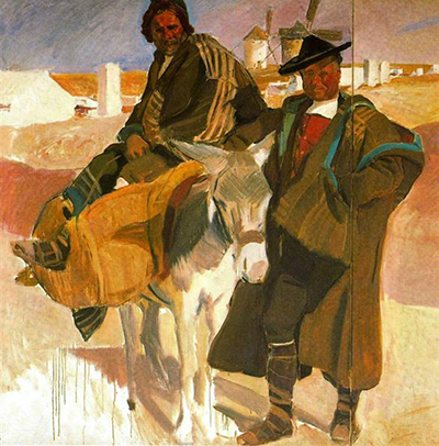 Types of La Mancha Joaquin Sorolla